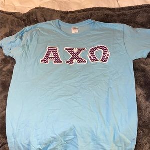 Alpha chi omega stitch letters